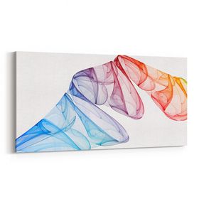 Olla 10140YD Abstract Görsel Yatay Dar 60x30 cm Kanvas Tablo