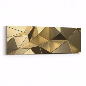 Olla 10141YI Abstract Görsel Yatay İnce 90x30 cm Kanvas Tablo