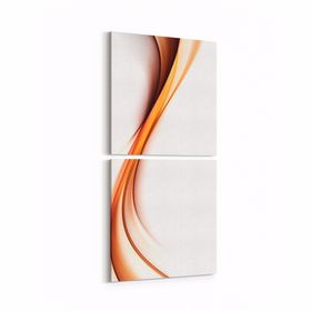 Olla 10147K2D Abstract Görsel Kare 2 Parça Dikey 30x65 cm Kanvas Tablo