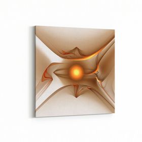 Olla 10150K Abstract Görsel Kare 25x25 cm Kanvas Tablo