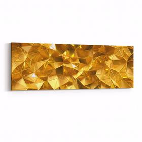 Olla 10153YI Abstract Görsel Yatay İnce 90x30 cm Kanvas Tablo