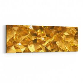 Olla 10153YI Abstract Görsel Yatay İnce 90x30 cm Kanvas Tablo