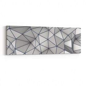 Olla 10163YI Abstract Görsel Yatay İnce 90x30 cm Kanvas Tablo