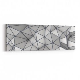Olla 10163YI Abstract Görsel Yatay İnce 90x30 cm Kanvas Tablo