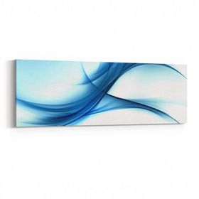 Olla 10181YI Abstract Görsel Yatay İnce 90x30 cm Kanvas Tablo