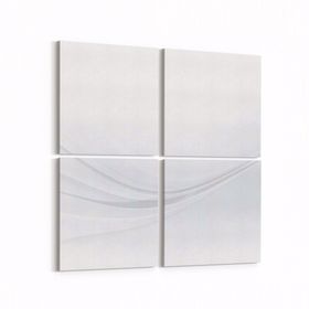 Olla 10184K4 Abstract Görsel Kare 4 Parça 65x65 cm Kanvas Tablo