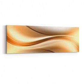Olla 10191YI Abstract Görsel Yatay İnce 90x30 cm Kanvas Tablo