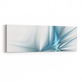 Olla 10192YI Abstract Görsel Yatay İnce 90x30 cm Kanvas Tablo