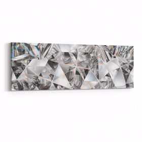 Olla 10209YI Abstract Görsel Yatay İnce 90x30 cm Kanvas Tablo
