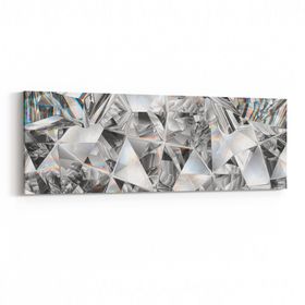 Olla 10209YI Abstract Görsel Yatay İnce 90x30 cm Kanvas Tablo
