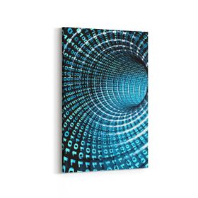 Olla 10214D Abstract Girdap Görsel Dikey 20x30 cm Kanvas Tablo