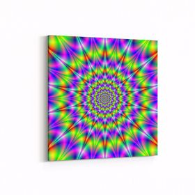 Olla 10227K Abstract Girdap Görsel Kare 25x25 cm Kanvas Tablo