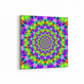 Olla 10227K Abstract Girdap Görsel Kare 25x25 cm Kanvas Tablo