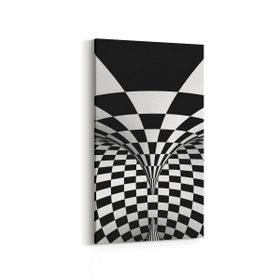 Olla 10231DD Abstract Girdap Görsel Dikey Dar 30x60 cm Kanvas Tablo