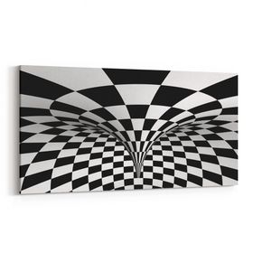 Olla 10231YD Abstract Girdap Görsel Yatay Dar 60x30 cm Kanvas Tablo
