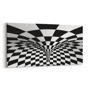 Olla 10231YD Abstract Girdap Görsel Yatay Dar 60x30 cm Kanvas Tablo