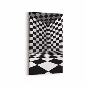 Olla 10233DD Abstract Girdap Görsel Dikey Dar 30x60 cm Kanvas Tablo