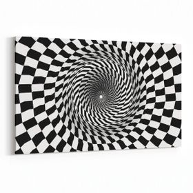 Olla 10239Y Abstract Girdap Görsel Yatay 30x20 cm Kanvas Tablo
