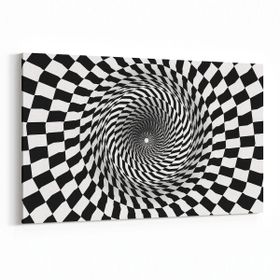 Olla 10239Y Abstract Girdap Görsel Yatay 30x20 cm Kanvas Tablo