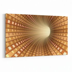 Olla 10246Y Abstract Girdap Görsel Yatay 30x20 cm Kanvas Tablo