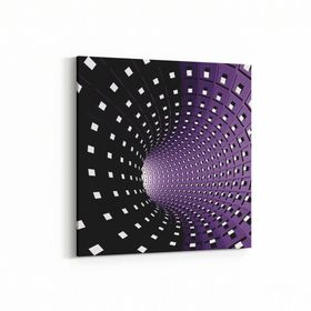 Olla 10255K Abstract Girdap Görsel Kare 25x25 cm Kanvas Tablo