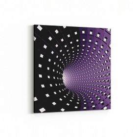 Olla 10255K Abstract Girdap Görsel Kare 25x25 cm Kanvas Tablo