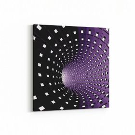 Olla 10255K Abstract Girdap Görsel Kare 25x25 cm Kanvas Tablo