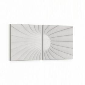 Olla 10269K2Y Abstract Girdap Görsel Kare 2 Parça Yatay 65x30 cm Kanvas Tablo