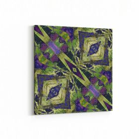 Olla 10284K Abstract Görsel Kare 25x25 cm Kanvas Tablo