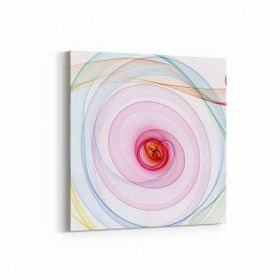 Olla 10302K Abstract Görsel Kare 25x25 cm Kanvas Tablo