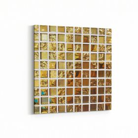 Olla 10305K Abstract Görsel Kare 25x25 cm Kanvas Tablo
