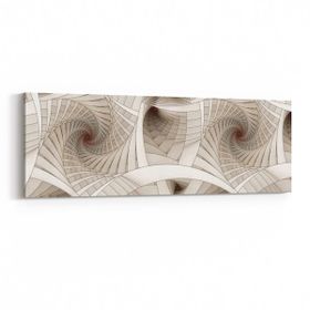 Olla 10312YI Abstract Görsel Yatay İnce 90x30 cm Kanvas Tablo