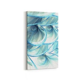 Olla 10322DD Abstract Görsel Dikey Dar 30x60 cm Kanvas Tablo
