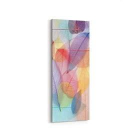 Olla 10355DI Abstract Görsel Dikey İnce 30x90 cm Kanvas Tablo