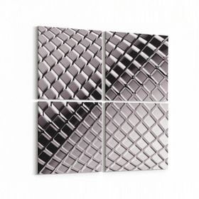 Olla 10380K4 Abstract Görsel Kare 4 Parça 65x65 cm Kanvas Tablo