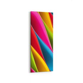 Olla 10382DI Abstract Görsel Dikey İnce 30x90 cm Kanvas Tablo