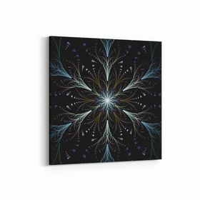 Olla 10383K Abstract Görsel Kare 25x25 cm Kanvas Tablo