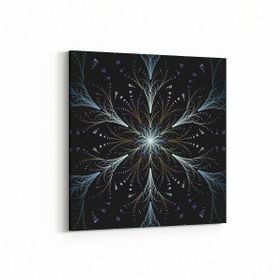 Olla 10383K Abstract Görsel Kare 25x25 cm Kanvas Tablo