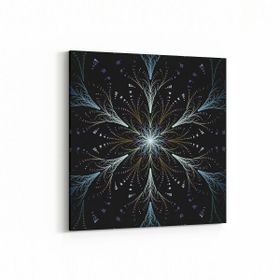 Olla 10383K Abstract Görsel Kare 25x25 cm Kanvas Tablo