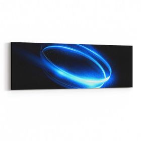 Olla 10395YI Abstract Görsel Yatay İnce 90x30 cm Kanvas Tablo