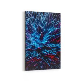 Olla 10396D Abstract Görsel Dikey 20x30 cm Kanvas Tablo