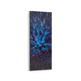 Olla 10396DI Abstract Görsel Dikey İnce 30x90 cm Kanvas Tablo