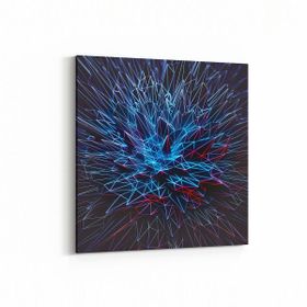 Olla 10396K Abstract Görsel Kare 25x25 cm Kanvas Tablo