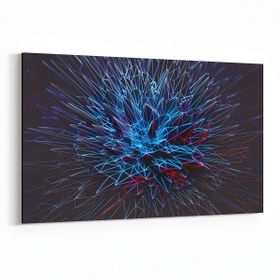 Olla 10396Y Abstract Görsel Yatay 30x20 cm Kanvas Tablo