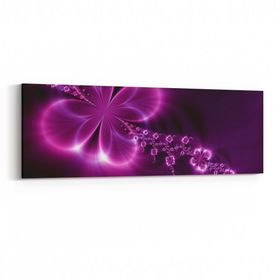 Olla 10400YI Abstract Görsel Yatay İnce 90x30 cm Kanvas Tablo