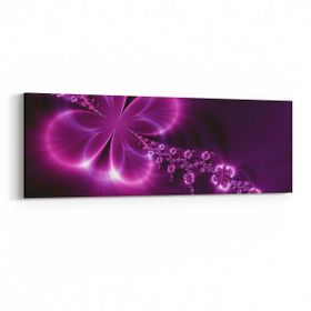 Olla 10400YI Abstract Görsel Yatay İnce 90x30 cm Kanvas Tablo