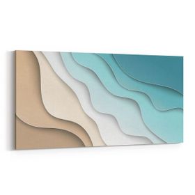 Olla 10401YD Abstract Görsel Yatay Dar 60x30 cm Kanvas Tablo
