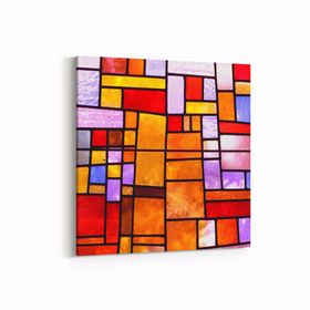 Olla 10405K Abstract Görsel Kare 25x25 cm Kanvas Tablo