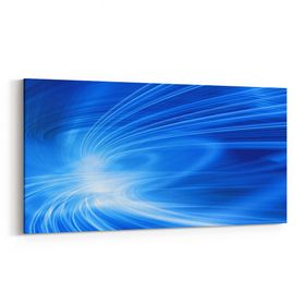 Olla 10417YD Abstract Görsel Yatay Dar 60x30 cm Kanvas Tablo