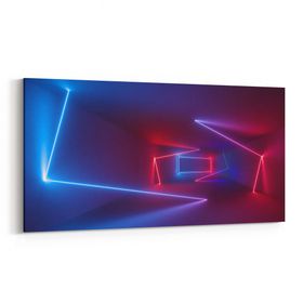 Olla 10423YD Abstract Tünel Görsel Yatay Dar 60x30 cm Kanvas Tablo
